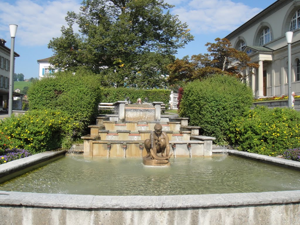 Brunnen in Heiden AR by Jakob Plüss