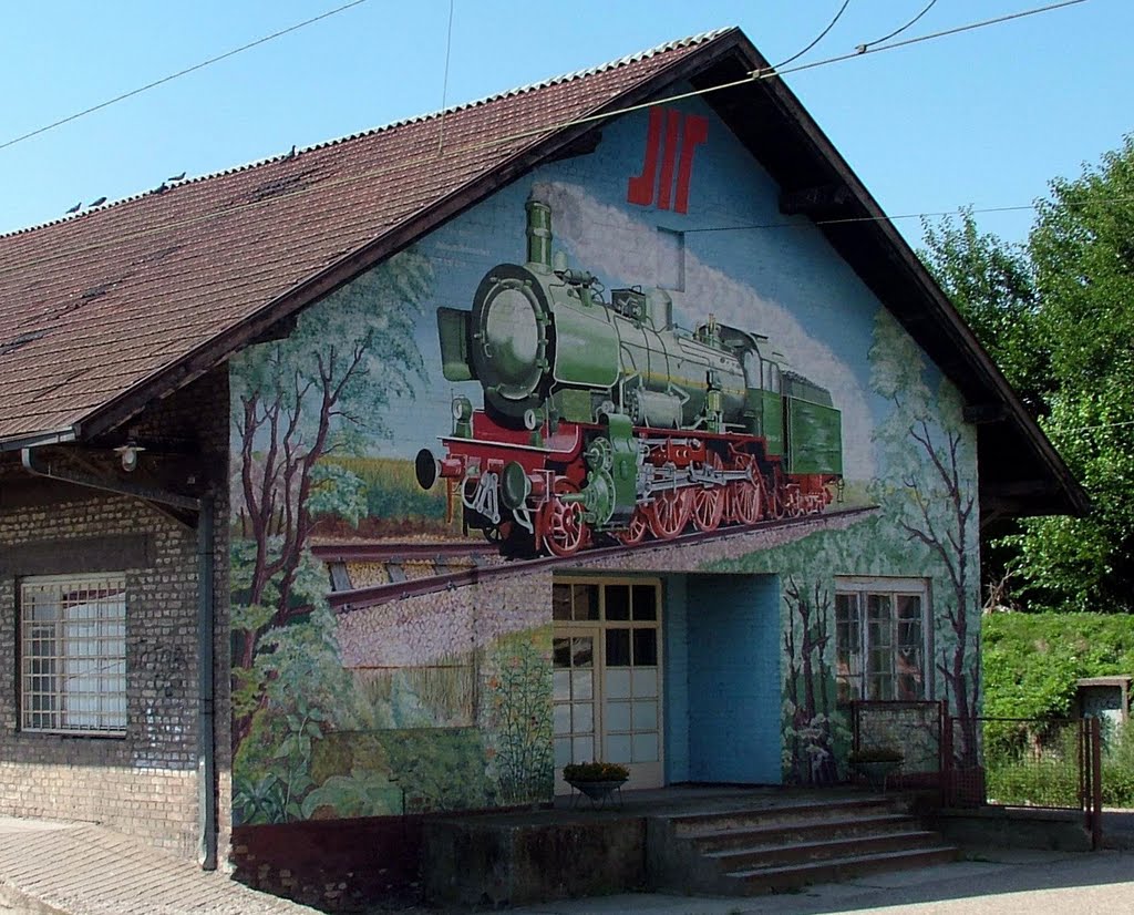 Mural na Železničkom Magacinu u Velikoj Plani by Teča sa Dunava