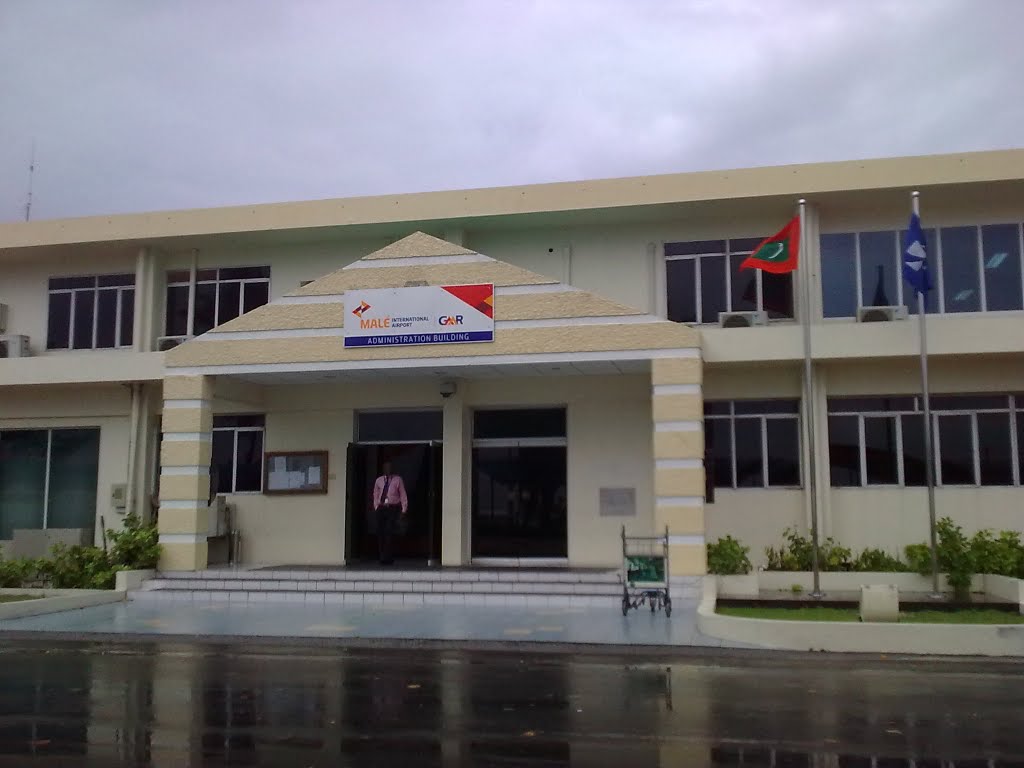 Male International Airport GMR at Hulhule by Ziyad Rashad