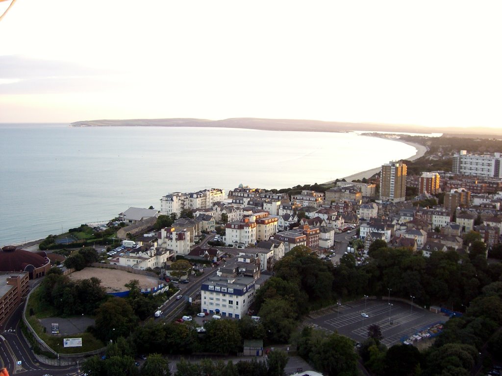 sunset over Bournemouth by jon riley