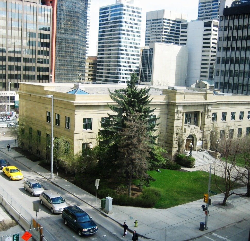 Sandstone Courthouse - view from 5th floor by Miksha