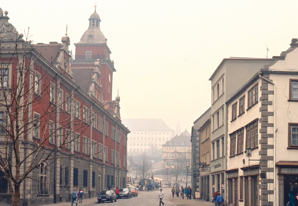 Gotha; vom Rathaus durch den Smog zum Schloss (TR) by Thomas Rommel