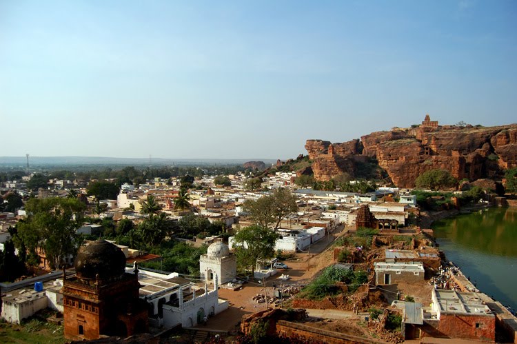 Badami Town by Mrinmoy