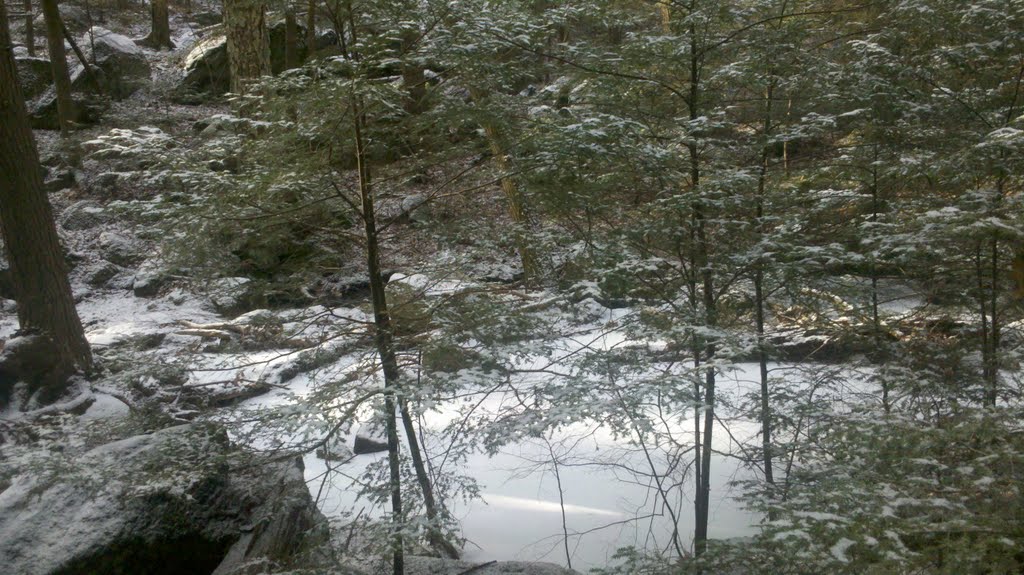 Morley Brook, Tunxis Trail, Dec 2010, Connecticut by Arkie_in_CT