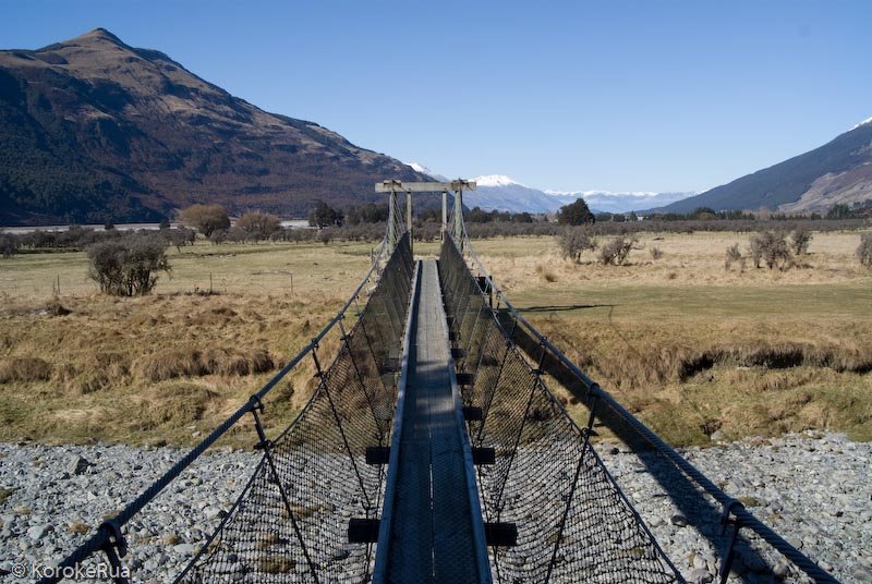 Swing Bridge over Route Burn - start of Lake Sylvan Track by Martin Slíva