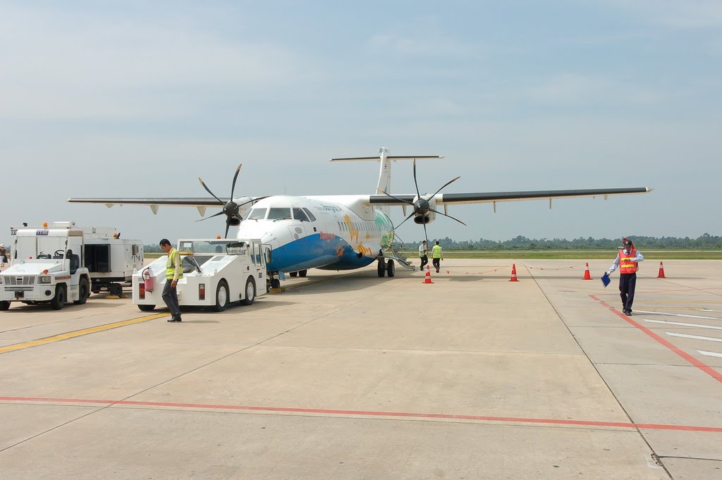 Cambodia. The airport in Siem Reap. by Alexander Khmelkov