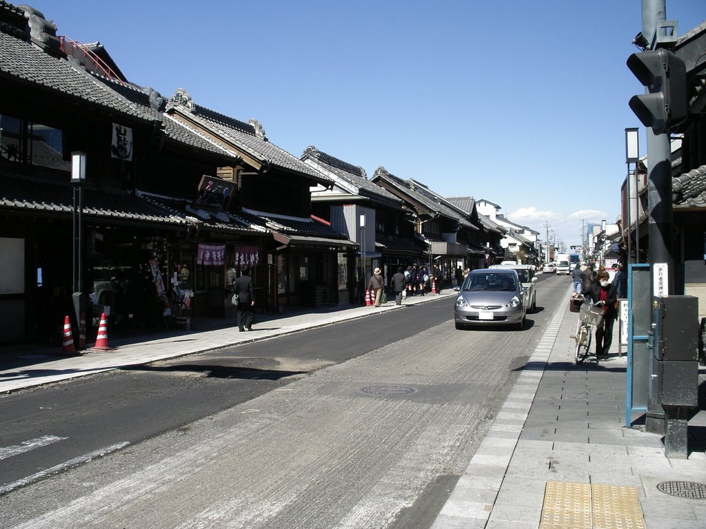 Kawagoe town by Nobuyasu Sakata