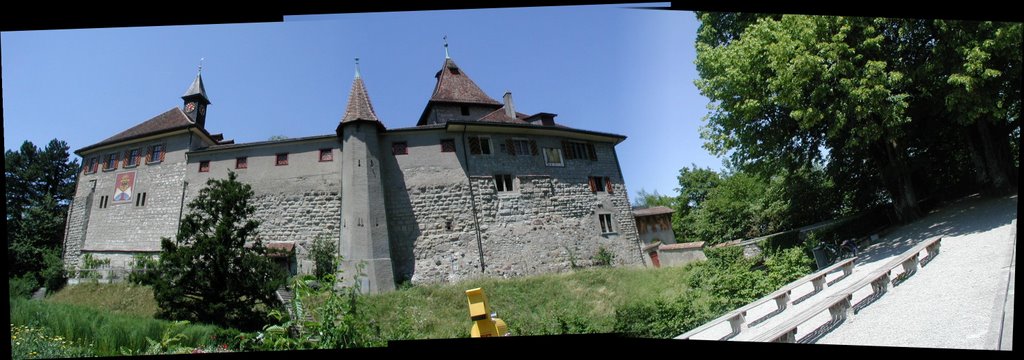 Kyburg Castle Panorama by wannee