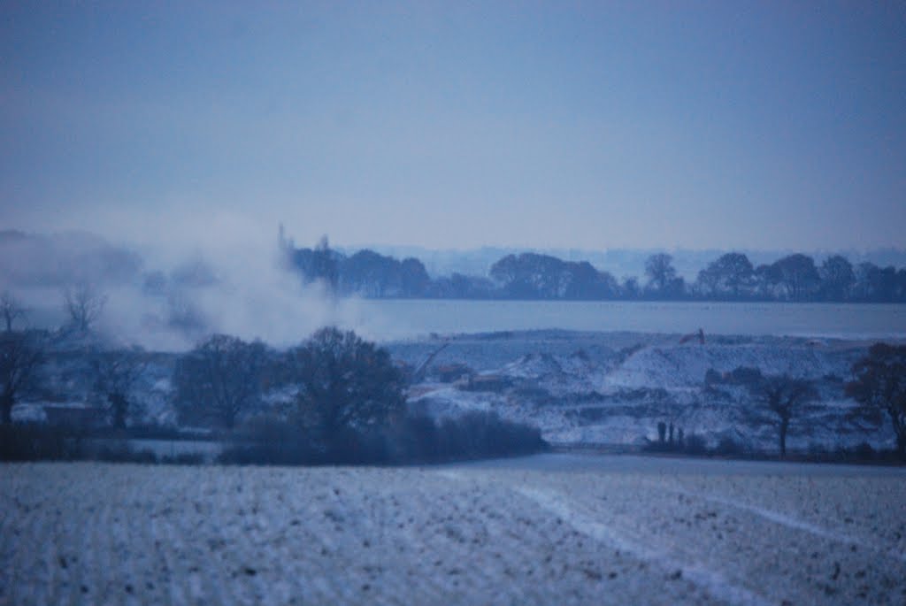 Brinklow Quarry on a Very Cold Misty Morning...(-9) by Bertie180