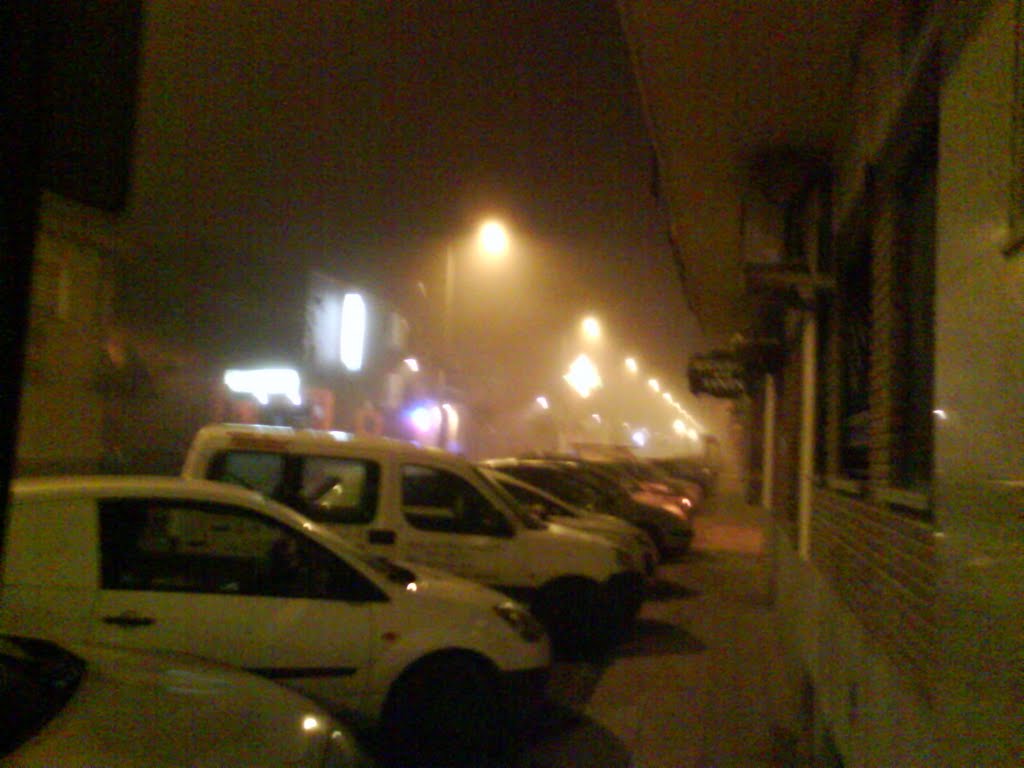 Vista de la Av. Pilar con niebla by Albërtûs J