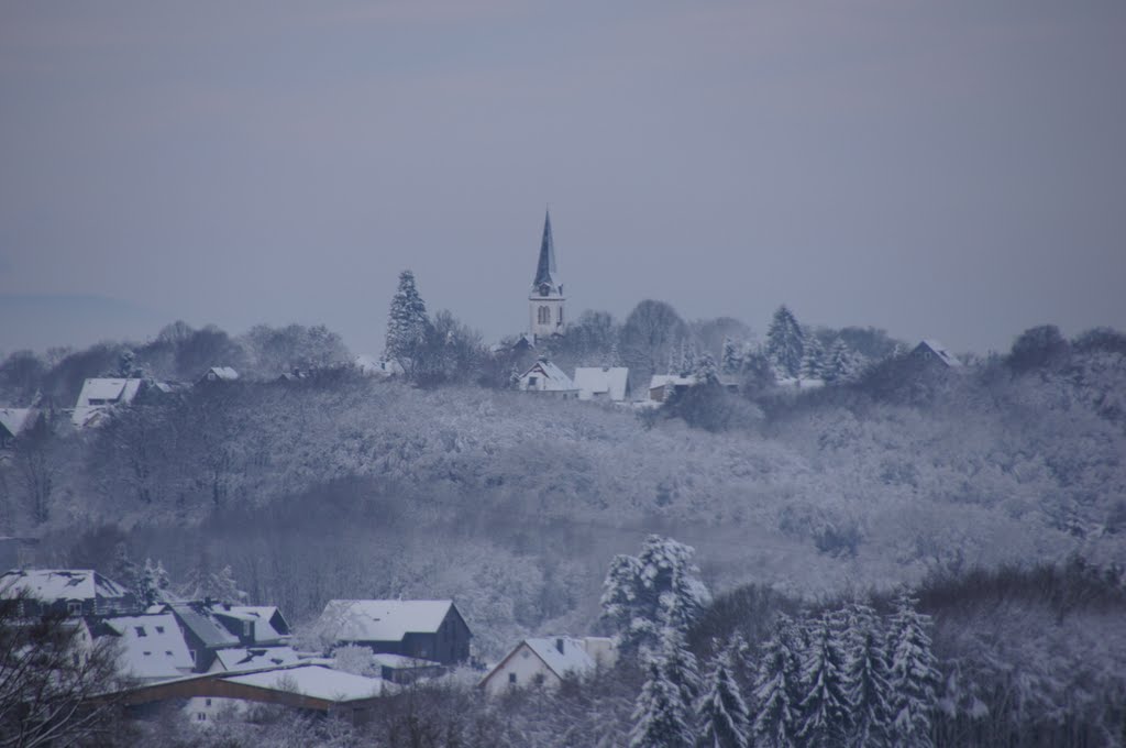 Kirche Hünger mal im Winter by Hausmaus