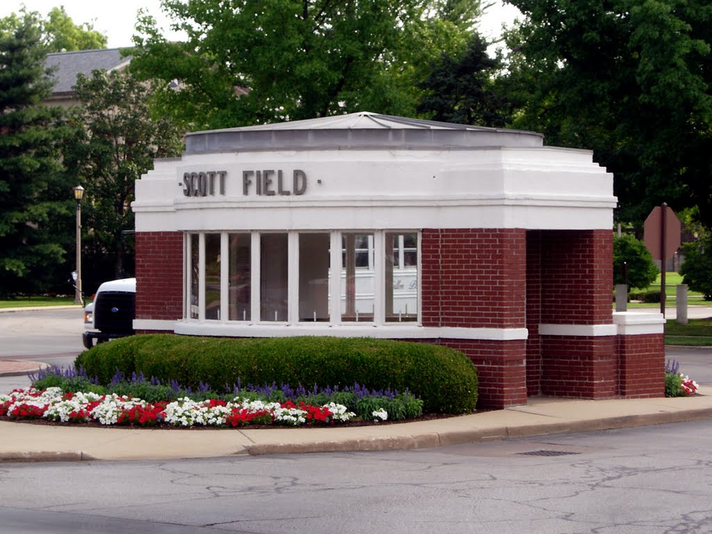 Scott Field Main Gate by Schneidm12