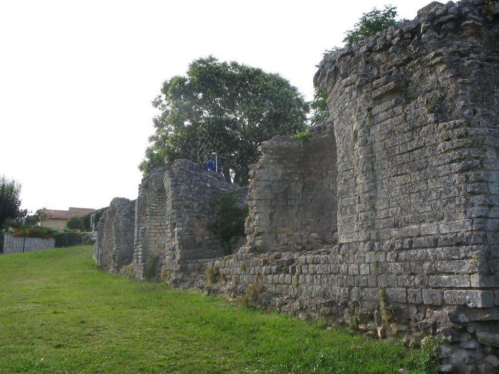 Médiolanum Santonorum, Thermes by Syagrius de Condate