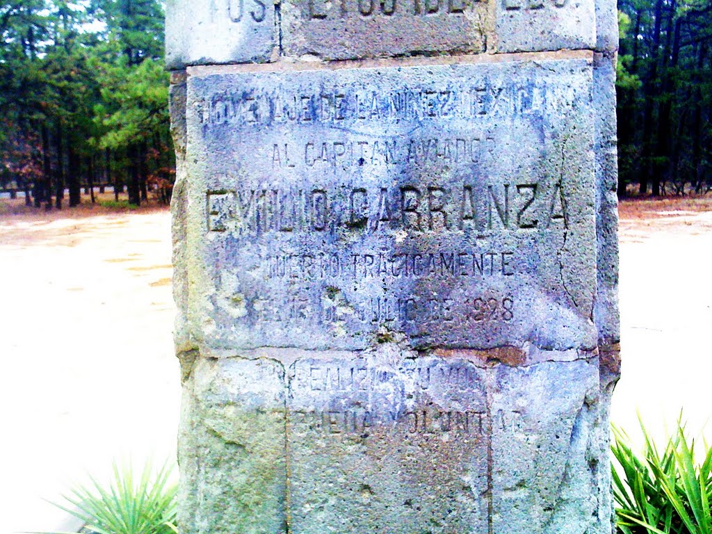 Monument to Mexican Aviator Emilio Carranza by Eric Ascalon