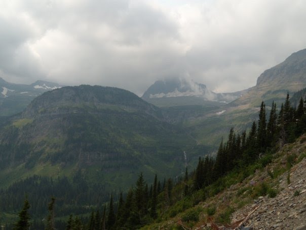 Logan Pass in the clouds by LoFiThriller