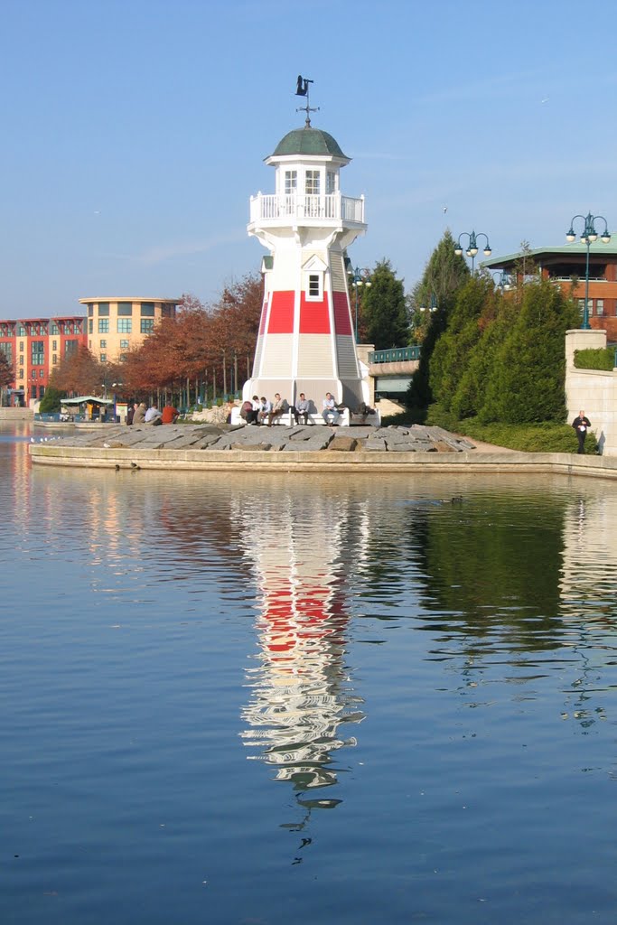 Pond near Disney Village at Disneyland Paris by Alexander_121