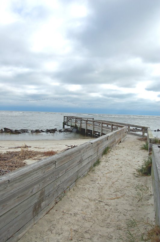 St-Simons-Winter-Pier-small by Sam Maddox