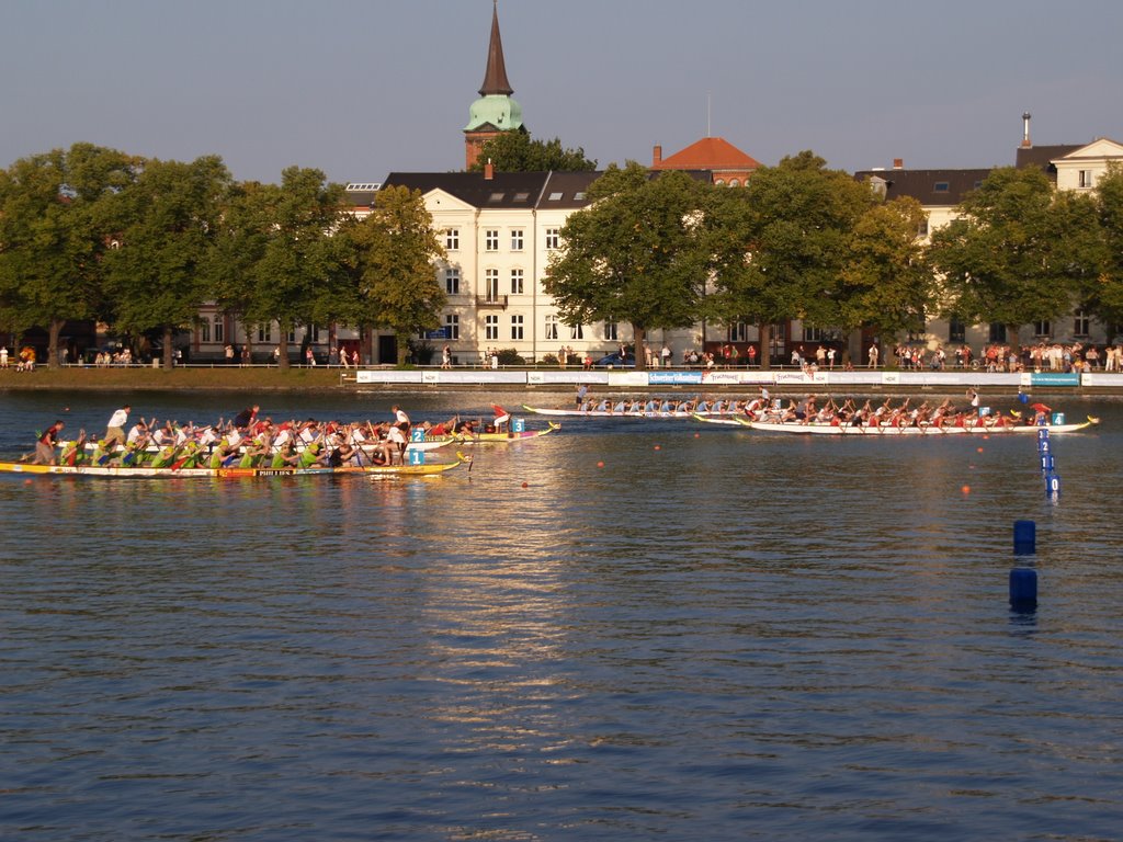 Drakenboot feest in Schwerin 1 by Jan Edelijn