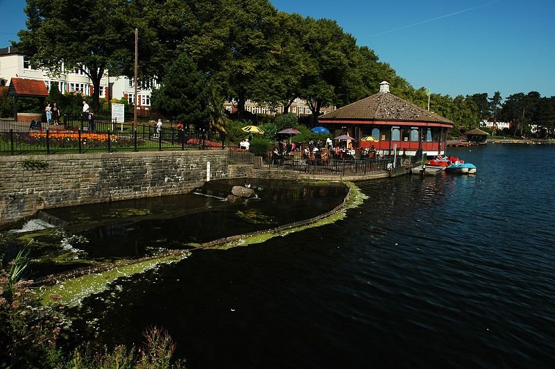 Roath Park, bridge by dlehner