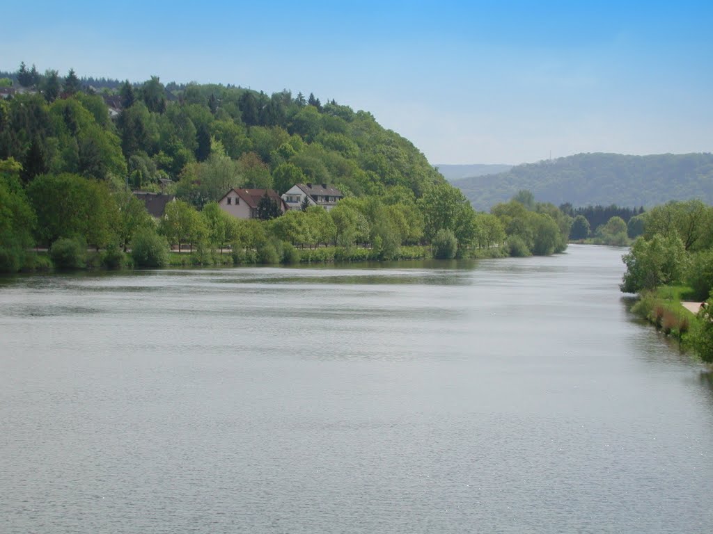 Konz, kurz vor der Mündung der Saar in die Mosel by jc.d