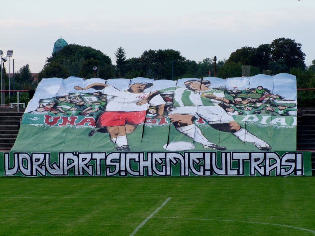 Karl-Enders-Sportpark Spielstätte der Spielvereinigung 1899 Leipzig --2010-- by Fueloep