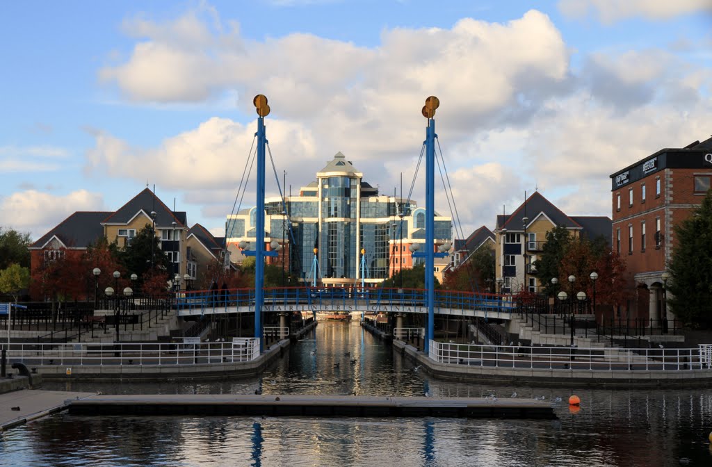 The Alexandra Building, behind the Mariners Canal footbridge by AbbieK