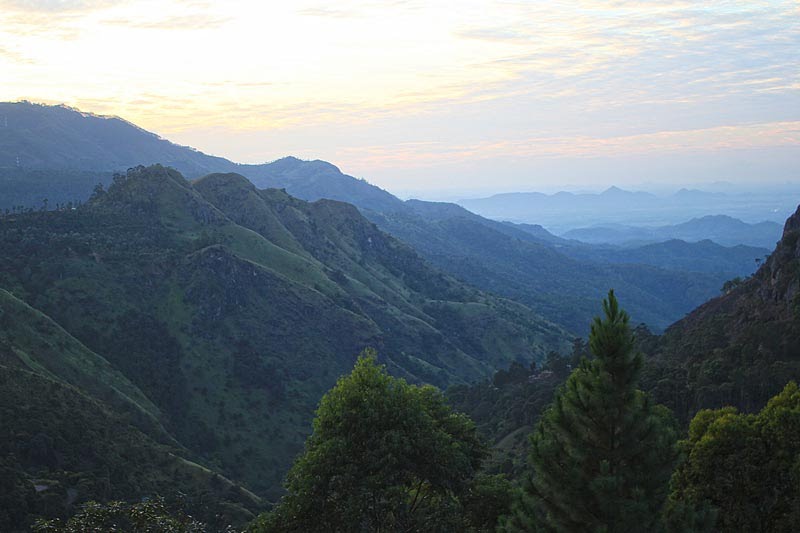 View from room balcony at Sky Green Resort, Ella, Sri Lanka by Yoram Yannay