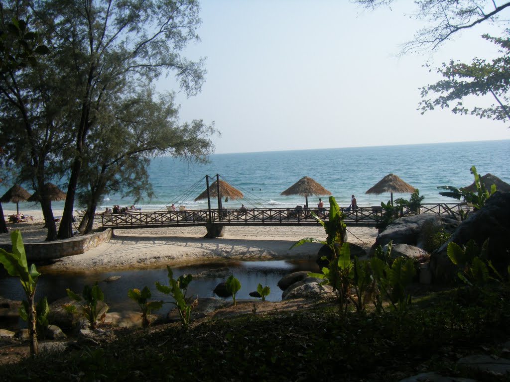 View over Independence Hotel private beach by Johan Nordström