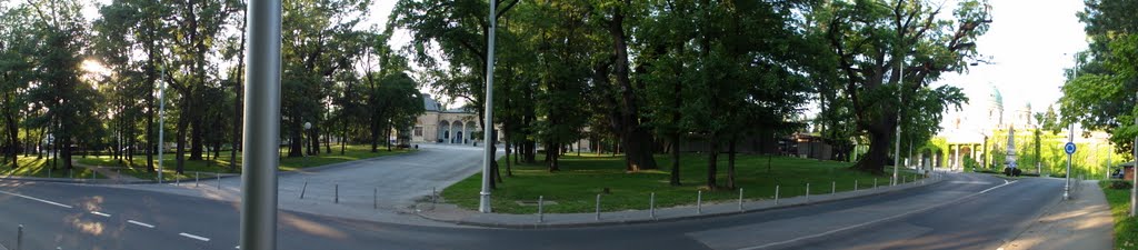 Mirogoj - way to arcades by Tomislav Pecak