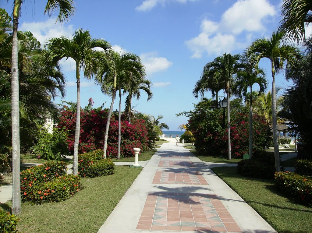 Walkway to Beach, Jibacoa 2008 by PEI Dave