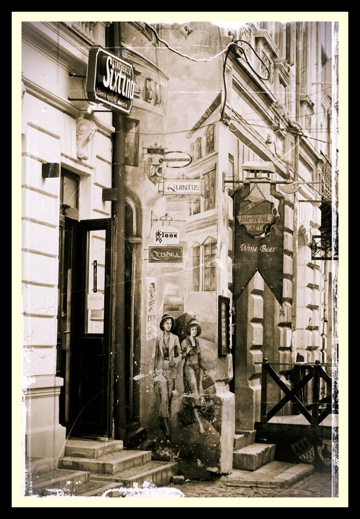 Old Town, Bucharest, Romania by stefanesculiviu