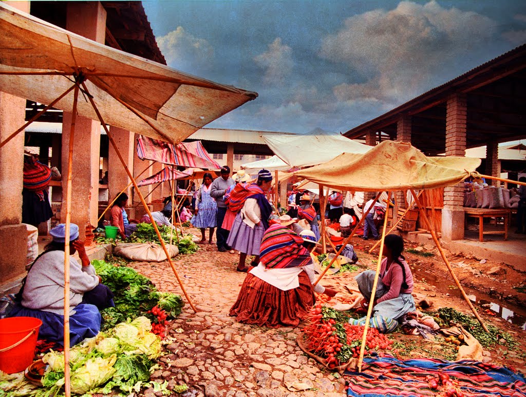 Mercado de vegetales Cliza Cochabamba Bolivia by Oscar Gonzales V.