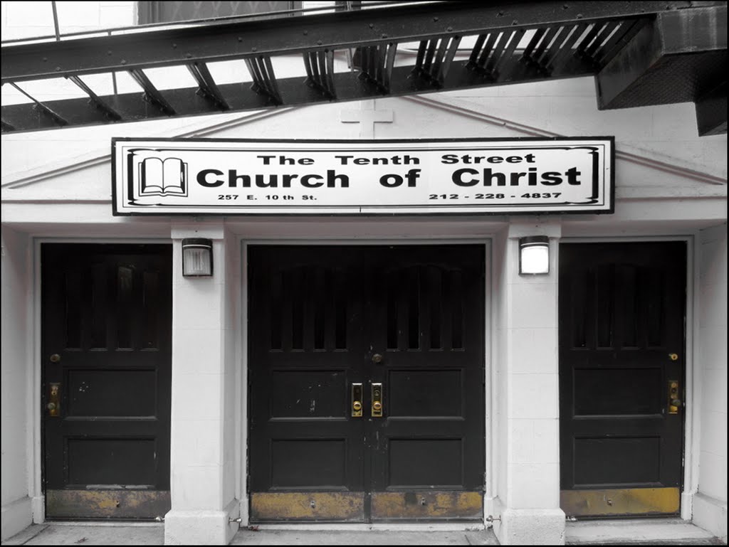 The Tenth Street Church of Christ - 257 East 10th Street, NYC - December 2010 by LuciaM