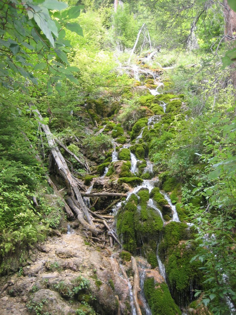 Falls from Hanging Lake by swissbank3737