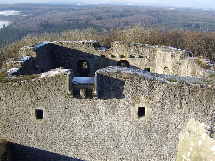 Ippinghausen Blick vom Bergfried der Weidelsburg by hubi1802