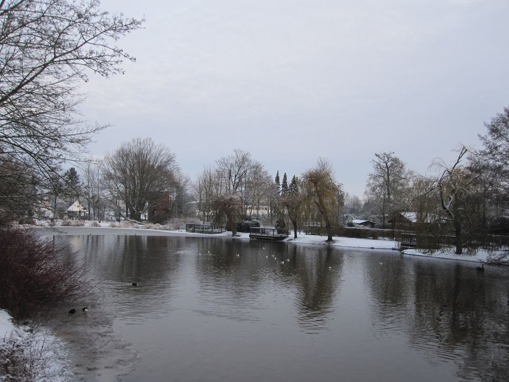 Winter am Mühlenkolk in Neuenhaus by Grafschaft Bentheim