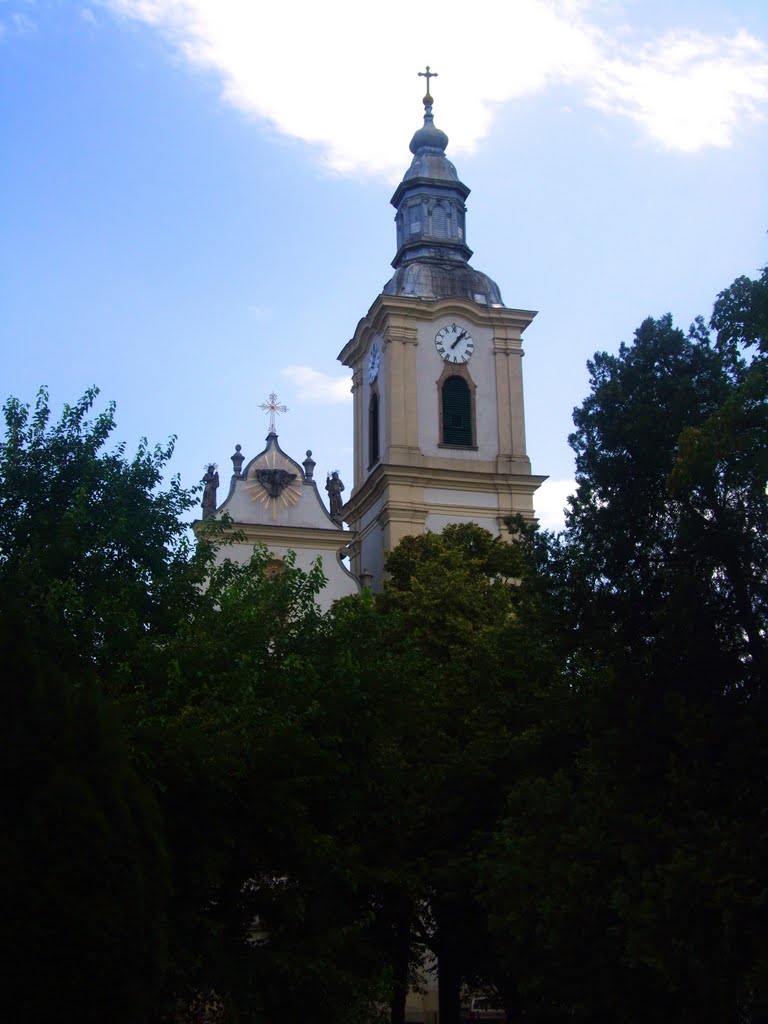 A rendház templomtornya by Farkas Csaba Tamás