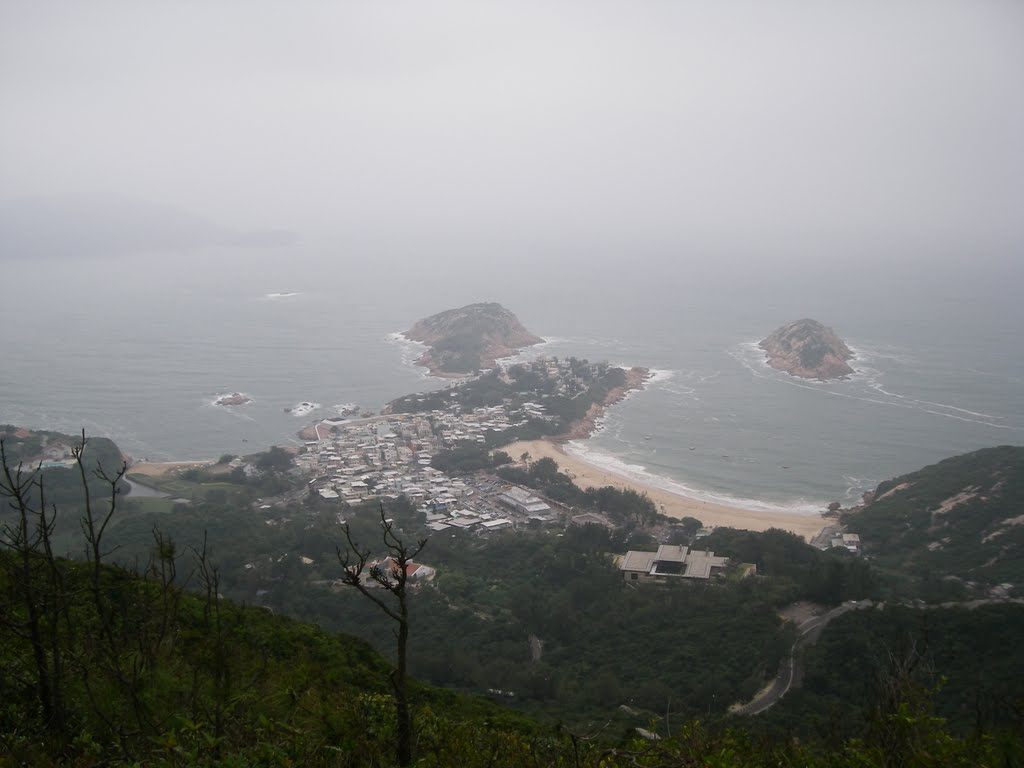 The view from Dragon's Back to Shek O 從龍脊看石澳 (2009-11-15) by JJ Leung