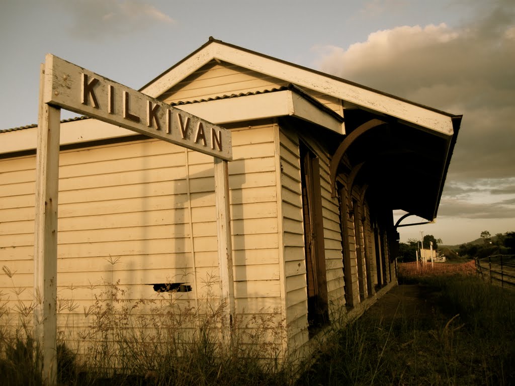 Old Kilkivan train station, heritage QR station by thatsnotmyname1243