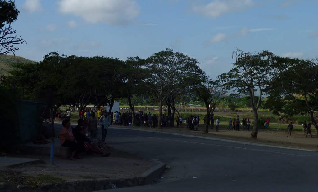 Playing Fields along Kamarere Street in HOHOLA area, on corner of Kwila street, Port Moresby, PNG, on 3-07-2010 by Peter John Tate