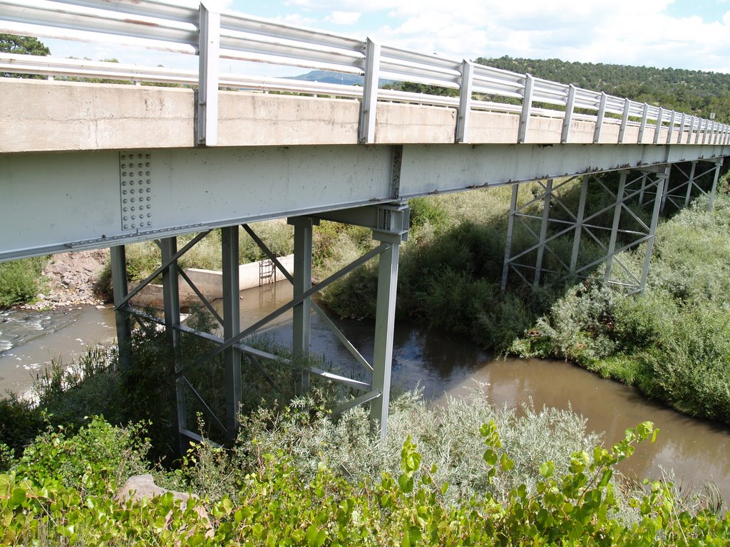 Bridge over Little Colorado River near Eagar, AZ by Gosia & Martin Kurowski