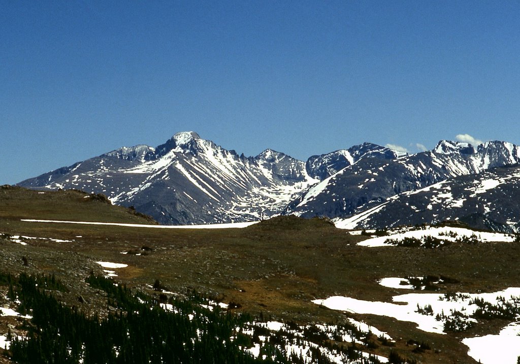 Long Peak 4344 m from Forest Canyon Overlook, Colorado by Andrea Allasio