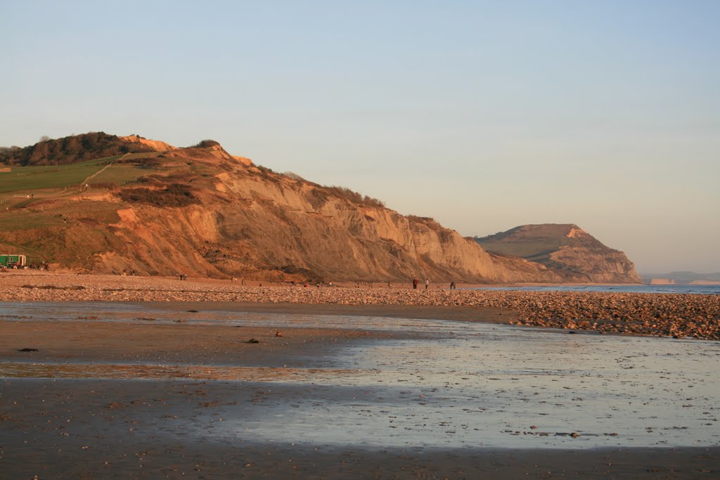 Cliffs at Charmouth by AbbieK