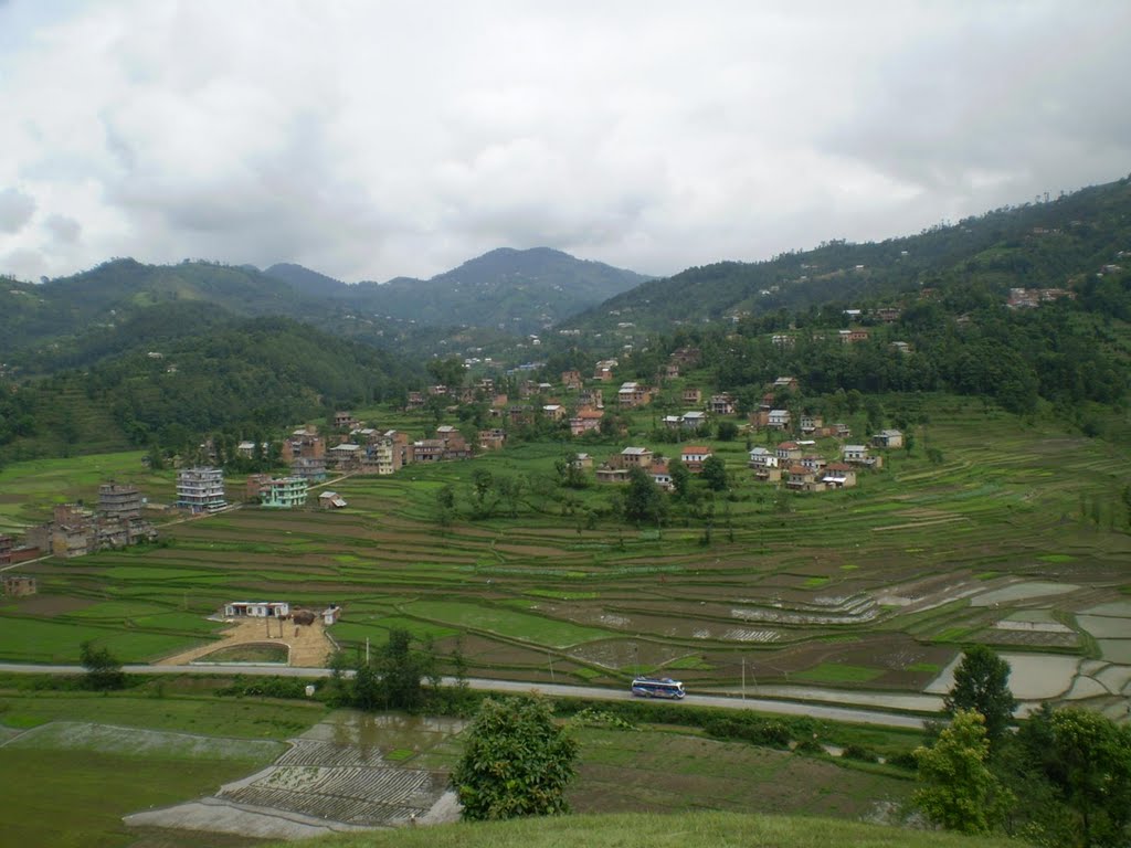 Banjaragau view form Gothako Danda by Raju Basnet