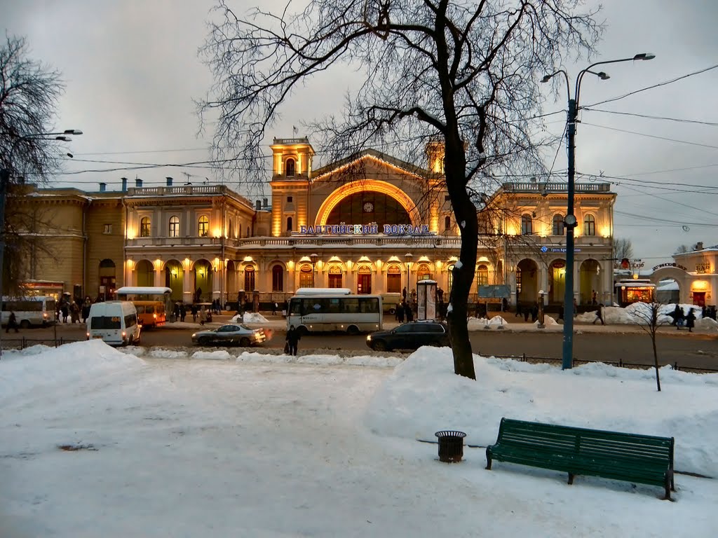 Балтийский вокзал. Baltic Train Station by Vladimir Batarin