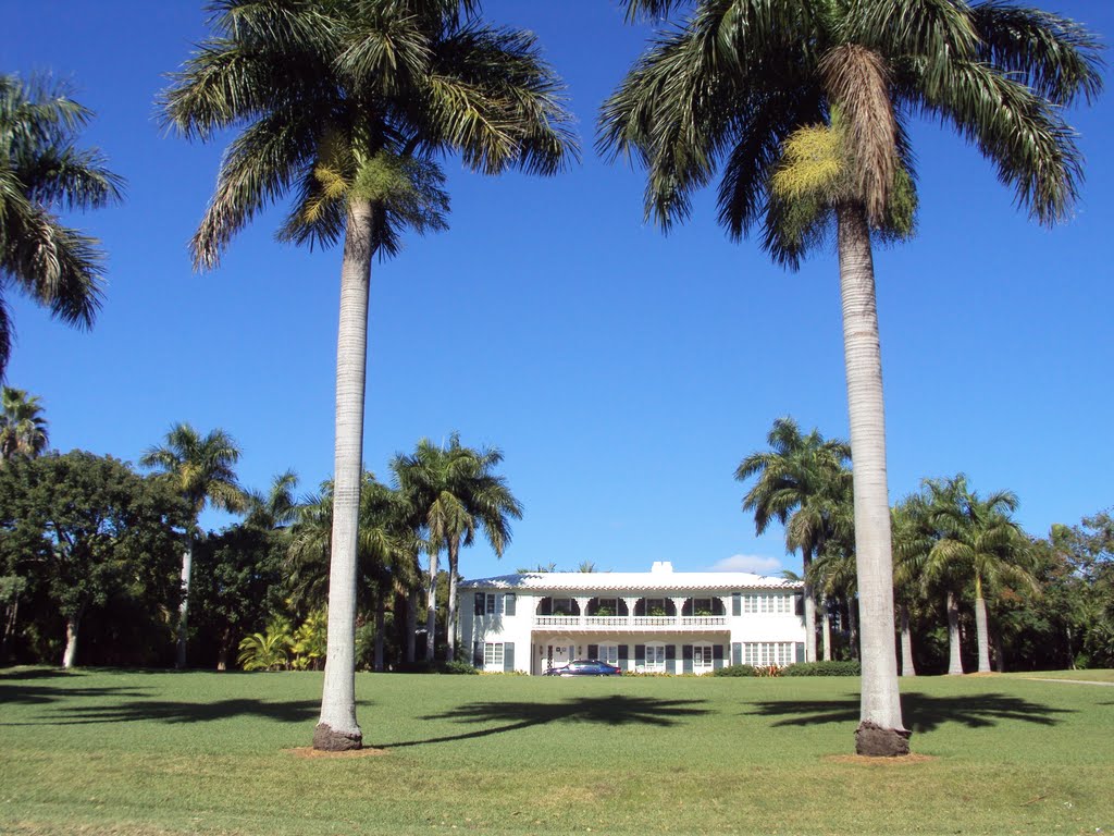 Beautiful Coconut Grove's architecture off S Bayshore Dr by John M Lopez