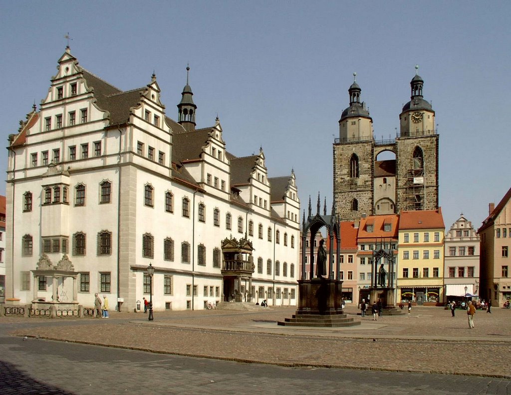 Markt Lutherstadt Wittenberg by Jörg Scholz-Nollau