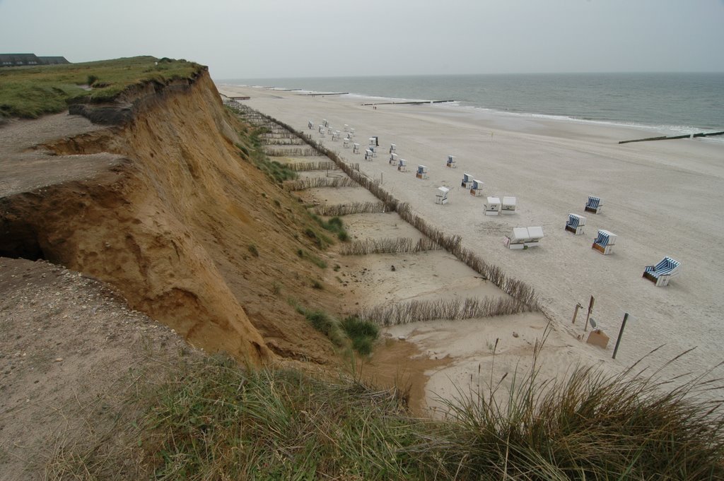 Das Rote Kliff in Kampen by Wolfgang Lennertz