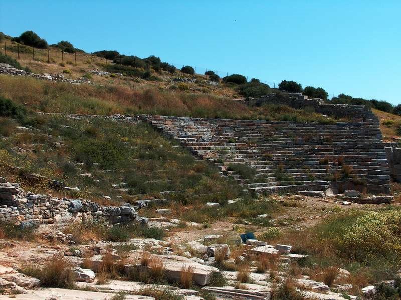 Thorikos ancient theater by kostas.v