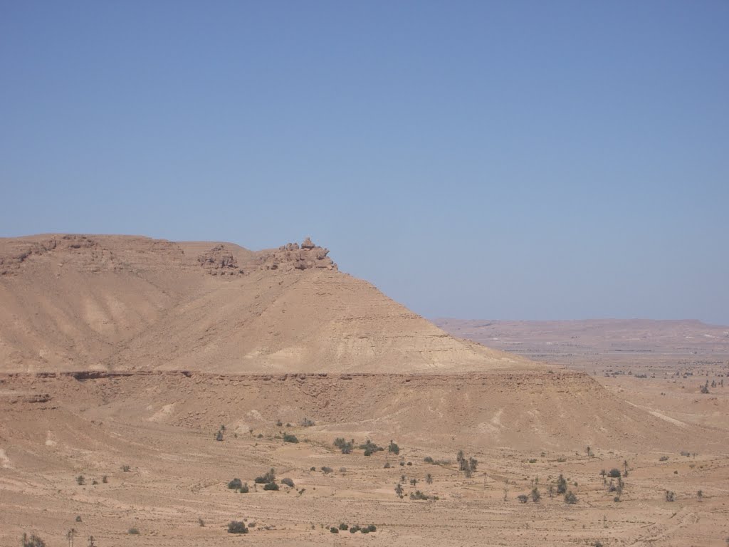 Aussicht von Chenini in Tunesien by Daniel Froschauer